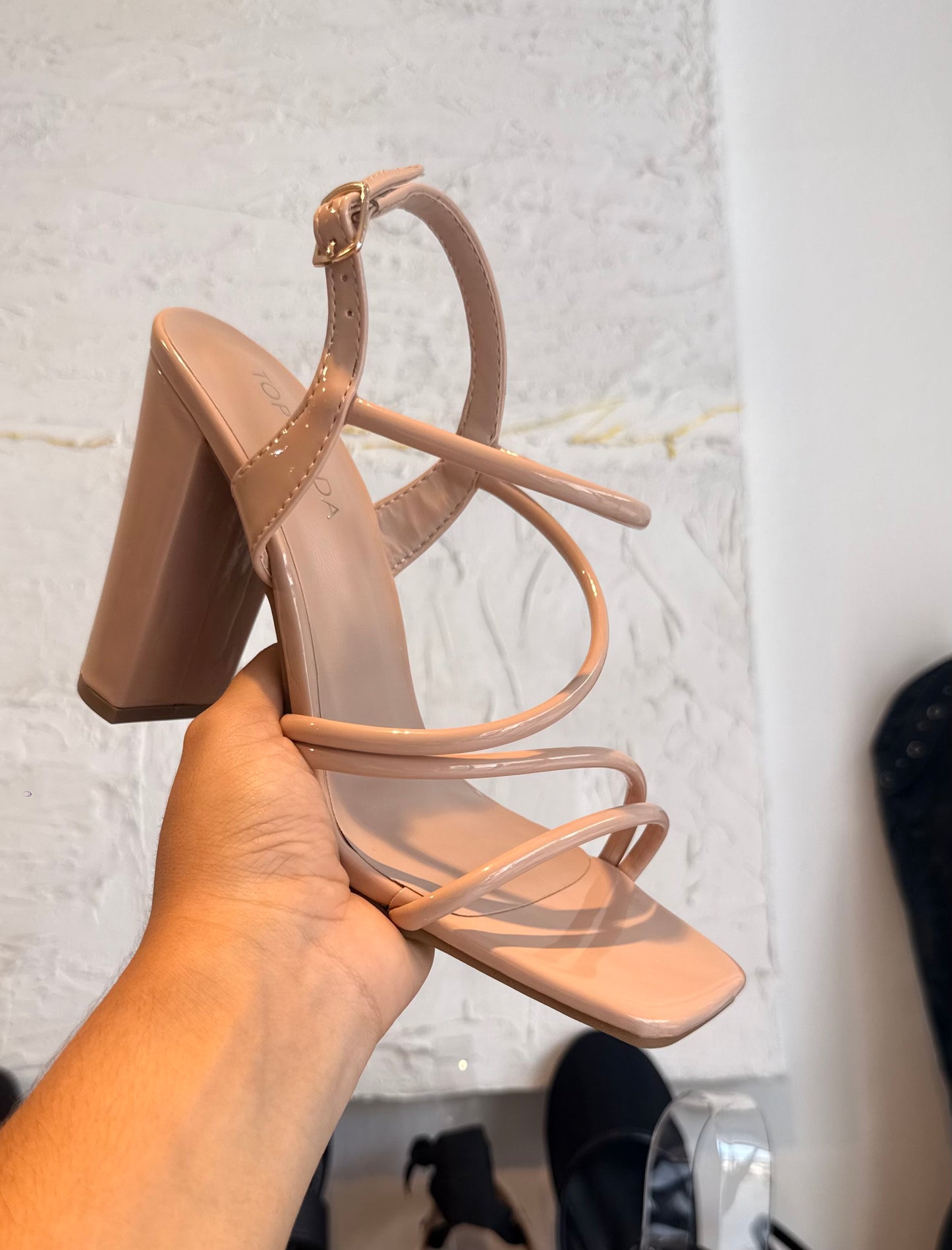 BLOCK HEELS TOP MODA LIGHT NUDE