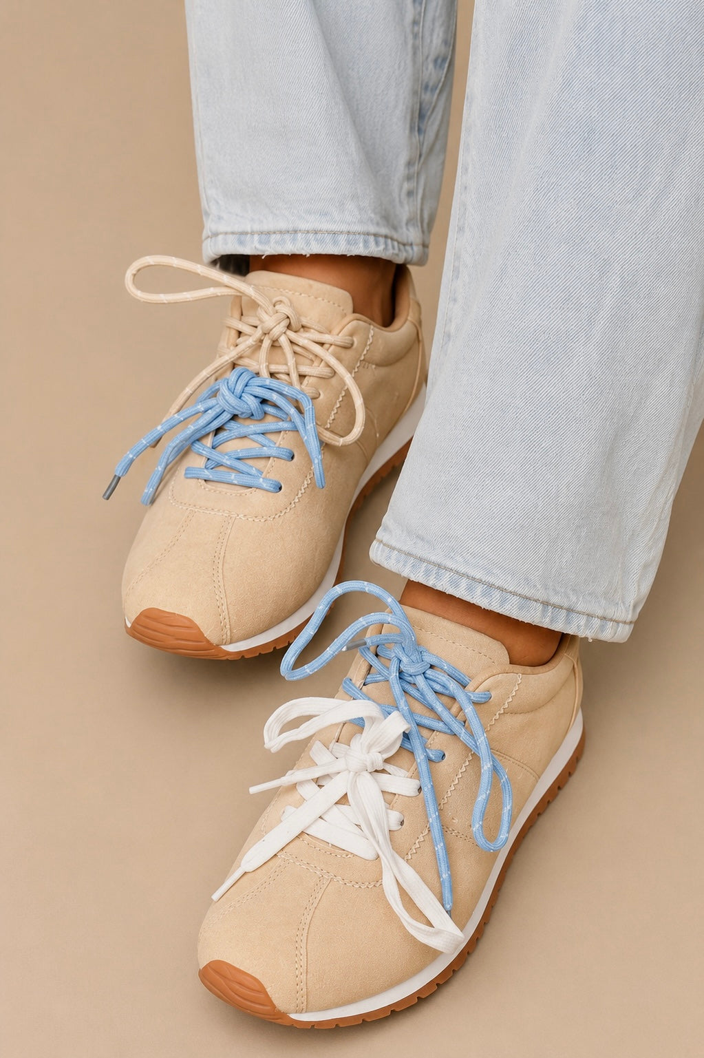 SNEAKERS GAMUZA BEIGE