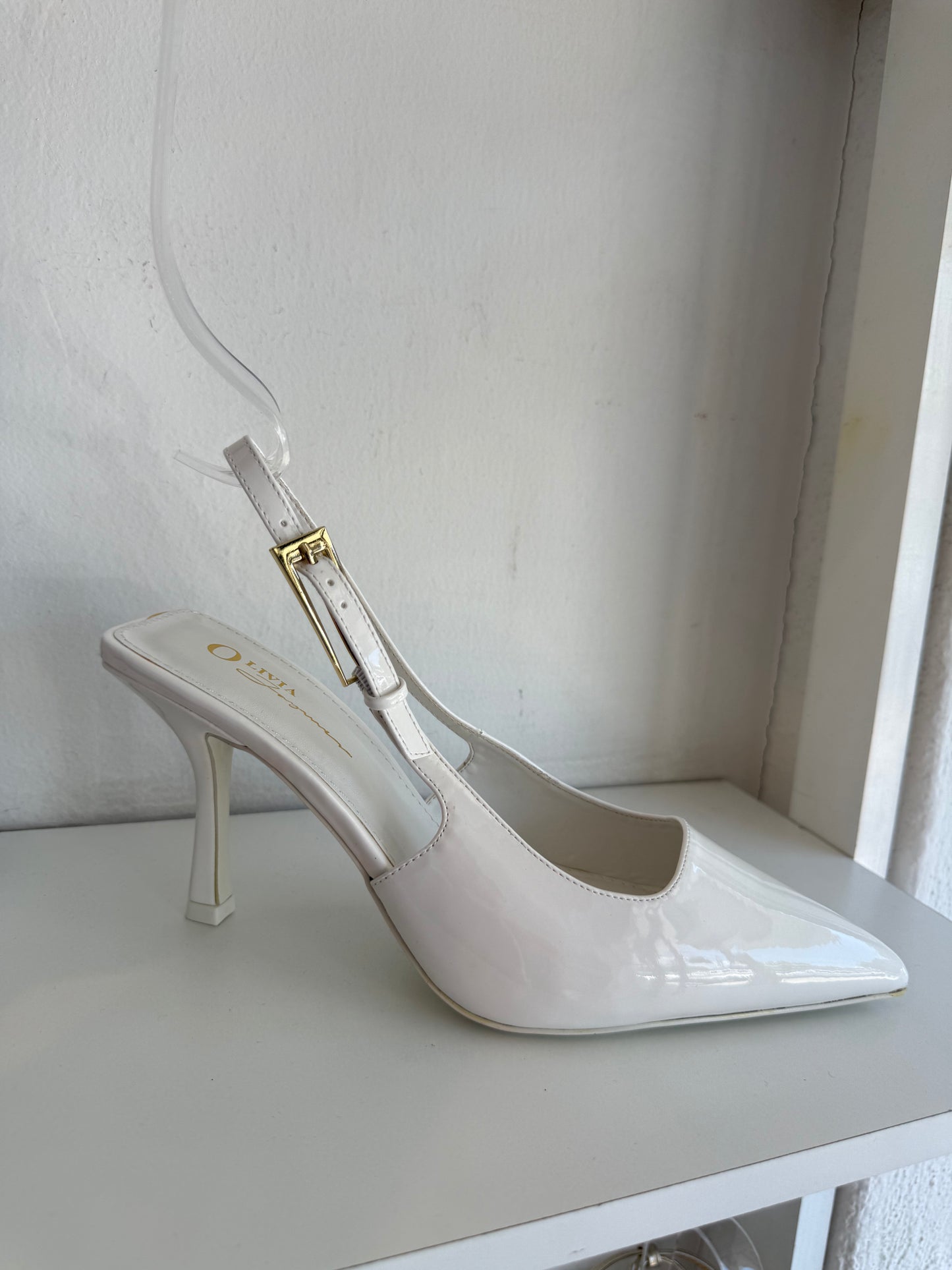 PUMP HEELS CHAROL BLANCO