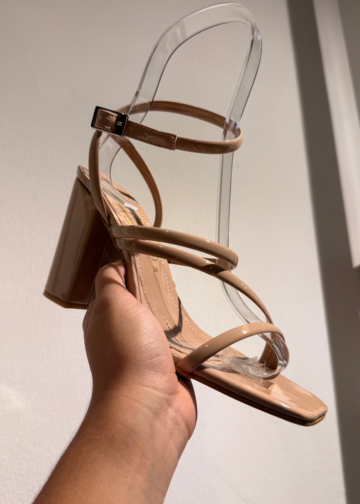 BLOCK HEELS NUDE CHAROL GLENDI