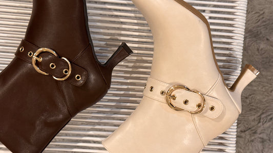 BOTINES HEBILLA DORADA