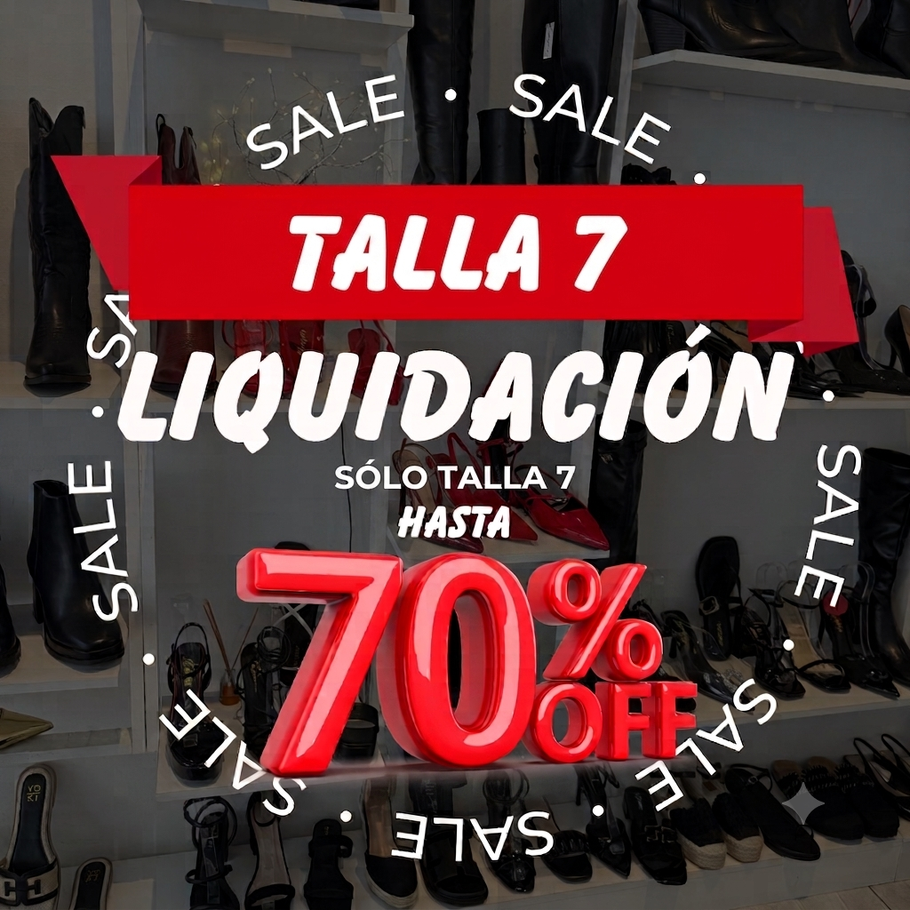 LIQUIDACIÓN TALLA 7