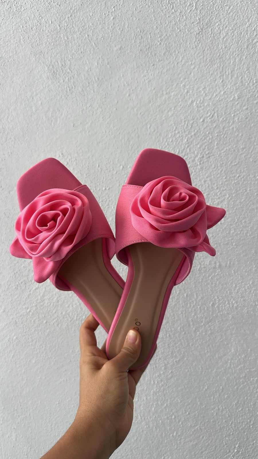 SANDALIAS FLOR ROSA