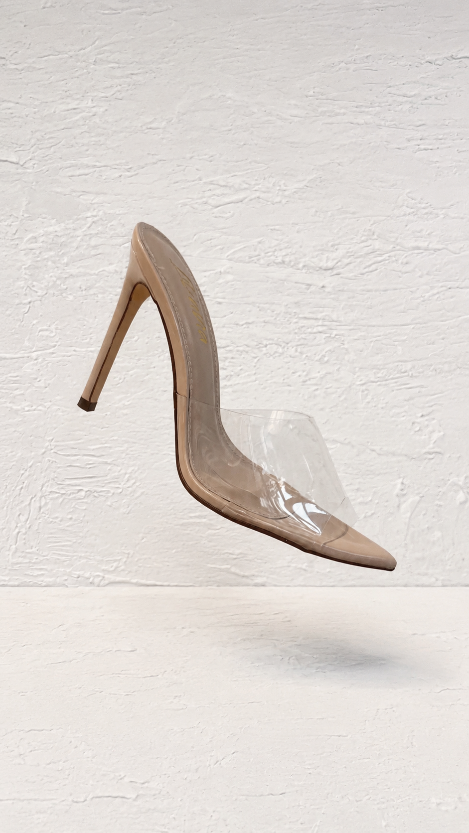 HEELS TRANSPARENTE PUNTA PICO NUDE