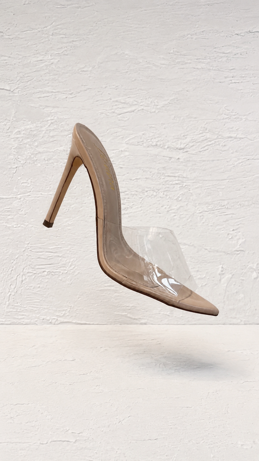 HEELS TRANSPARENTE PUNTA PICO NUDE
