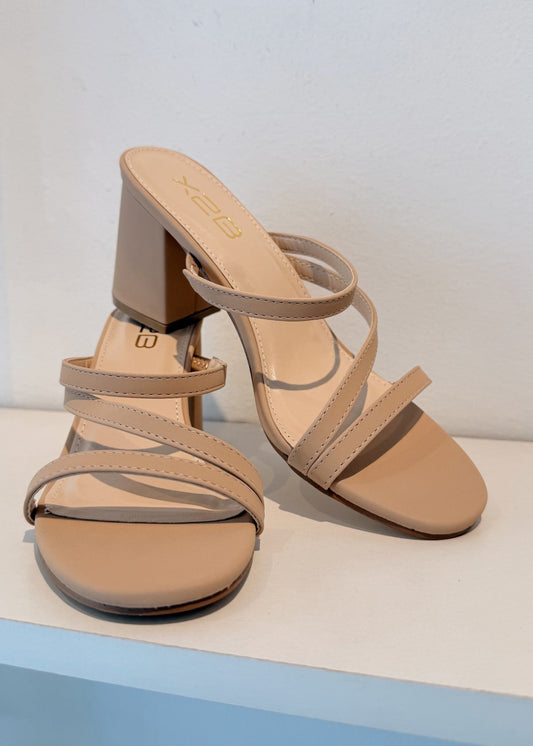 BLOCK HEELS NUDE X2B