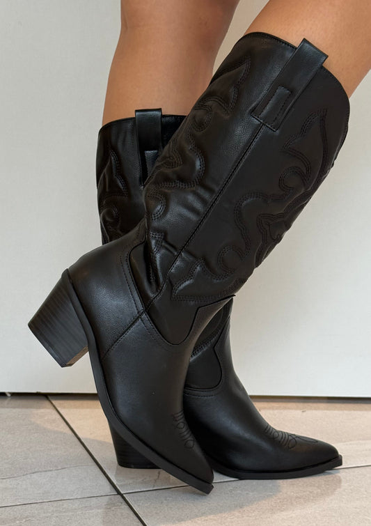 COWBOY BOOTS NEGRAS BAMBOO