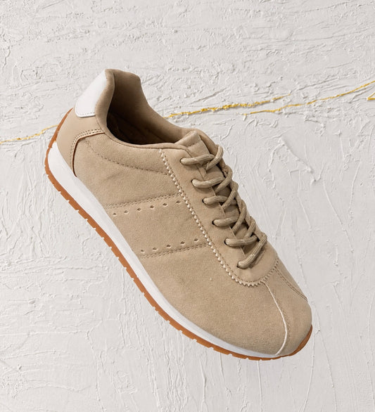 SNEAKERS GAMUZA BEIGE