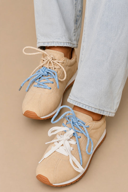 SNEAKERS GAMUZA BEIGE