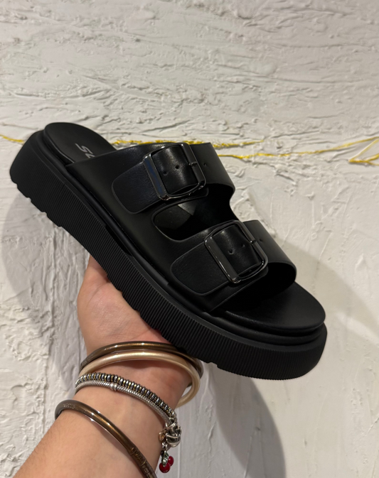 SANDALS CHUNKY DOBLE HEBILLA