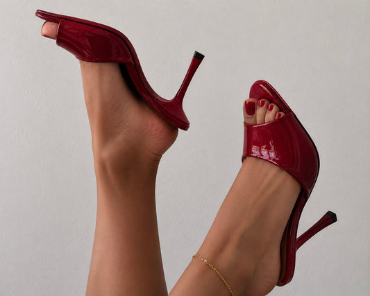 HEELS METEDERA ROJO