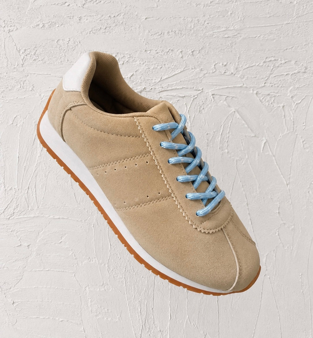 SNEAKERS GAMUZA BEIGE