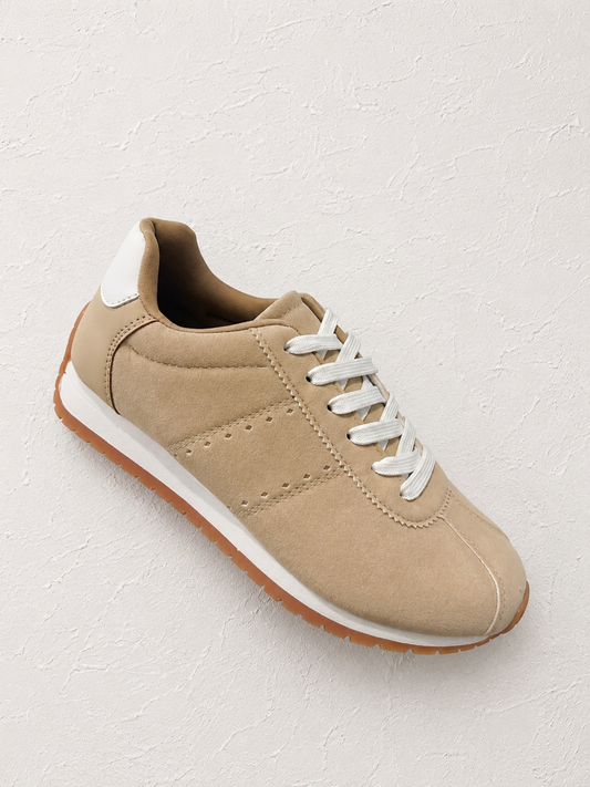SNEAKERS GAMUZA BEIGE