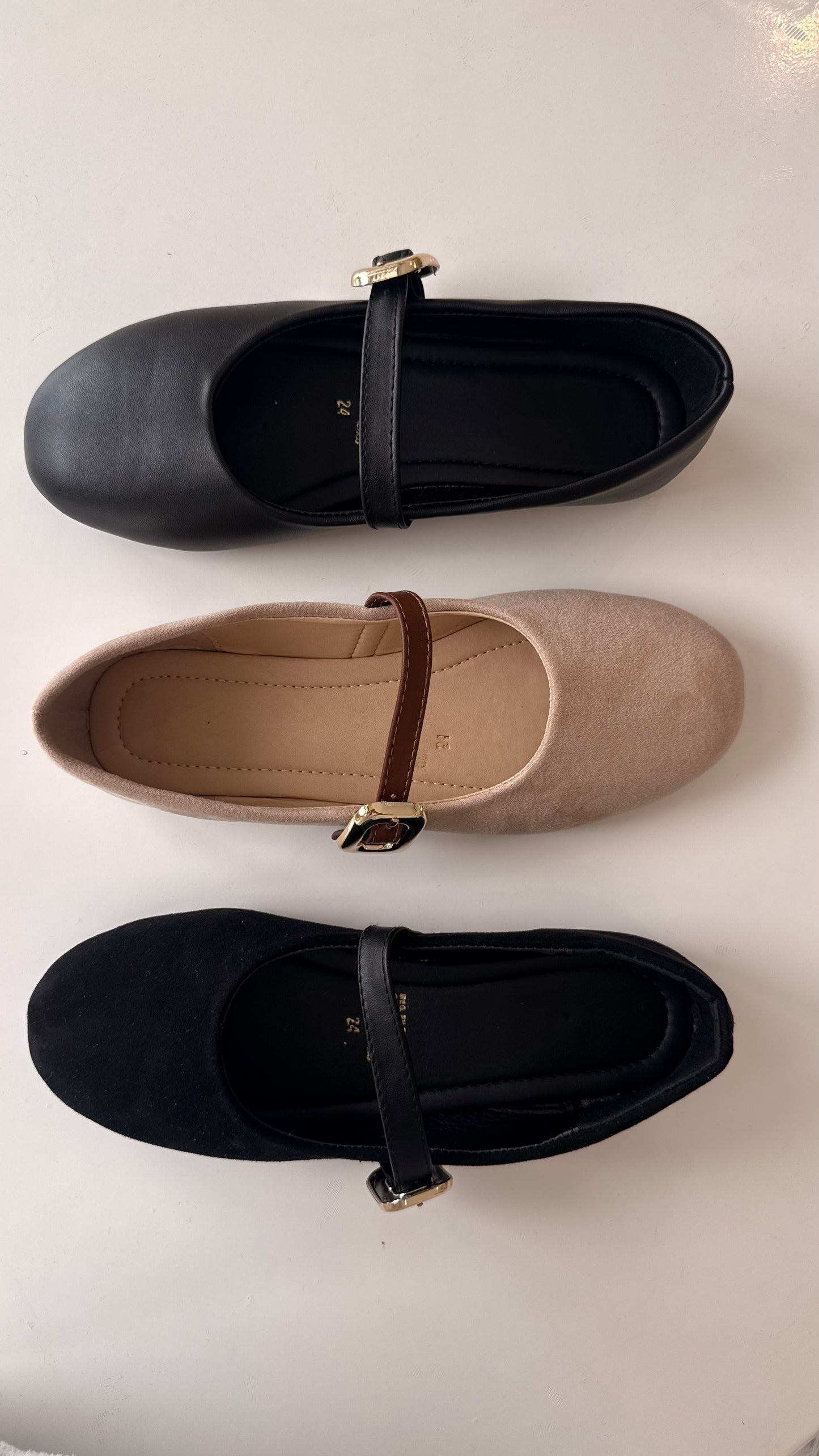 FLATS JULIETA BEIGE GAMUZA