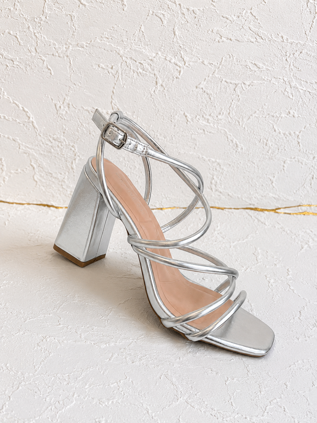 BLOCK HEELS BERNESS PLATA