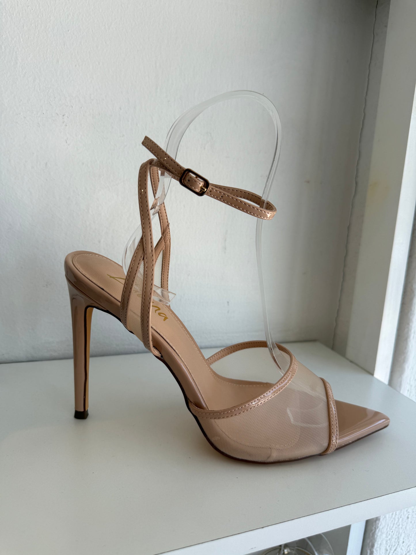 HEELS MESH PUNTA PICO LILIANA NUDE