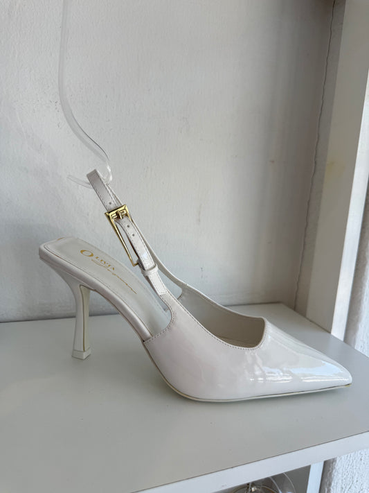 PUMP HEELS CHAROL BLANCO
