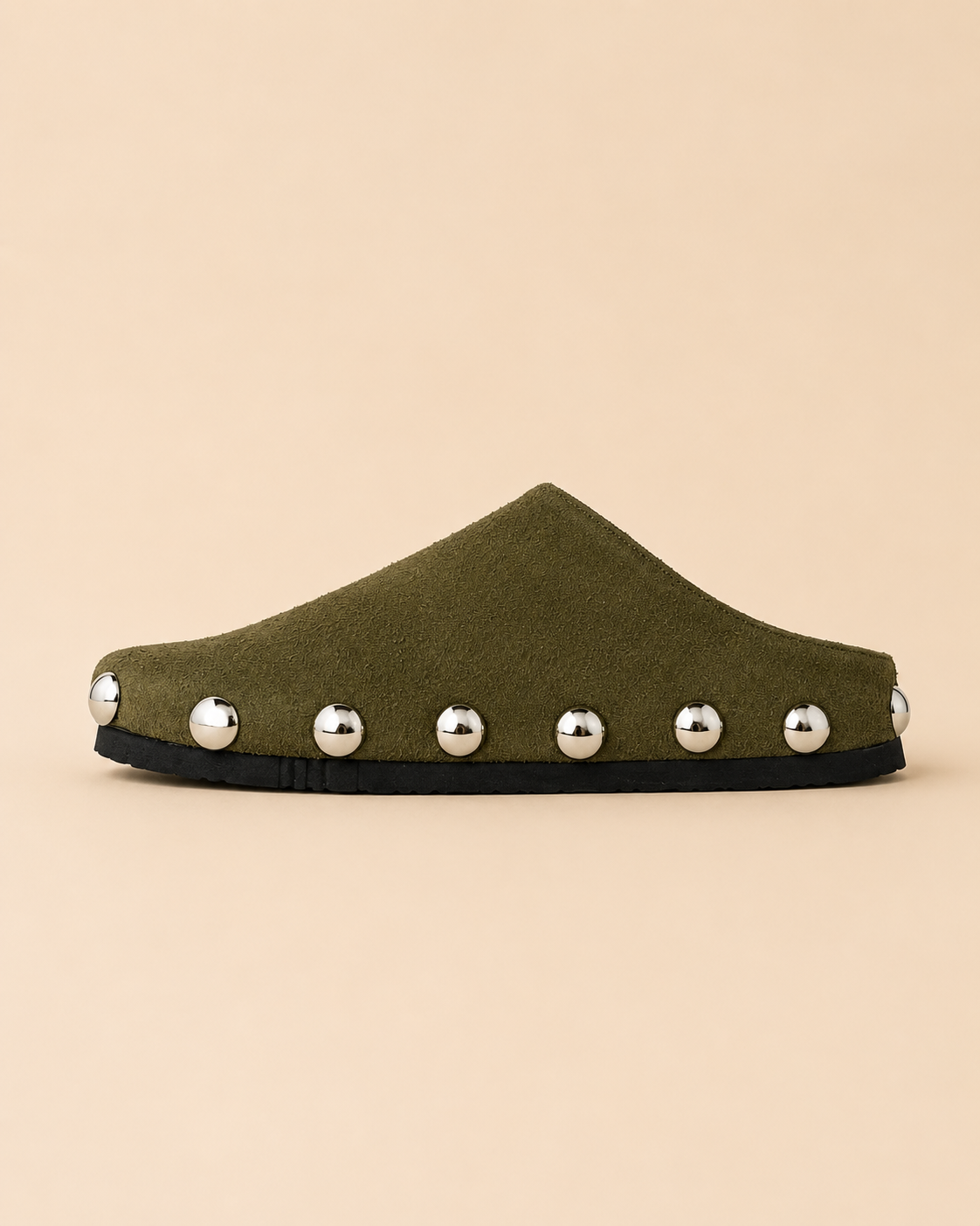CLOGS CON ESTOPEROLES VERDE