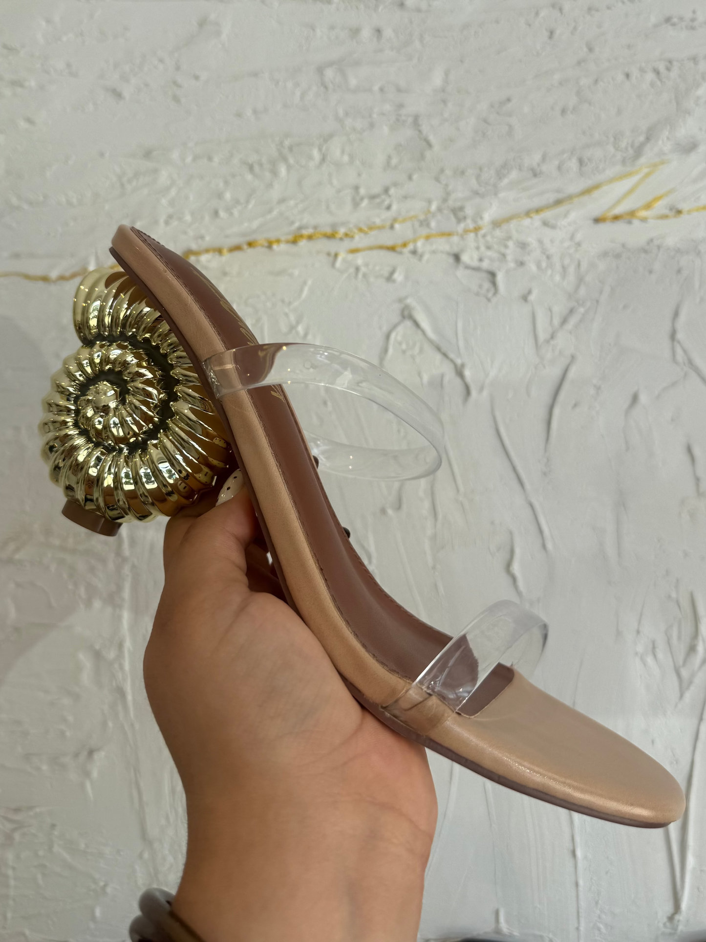 HEELS CARACOL NUDE
