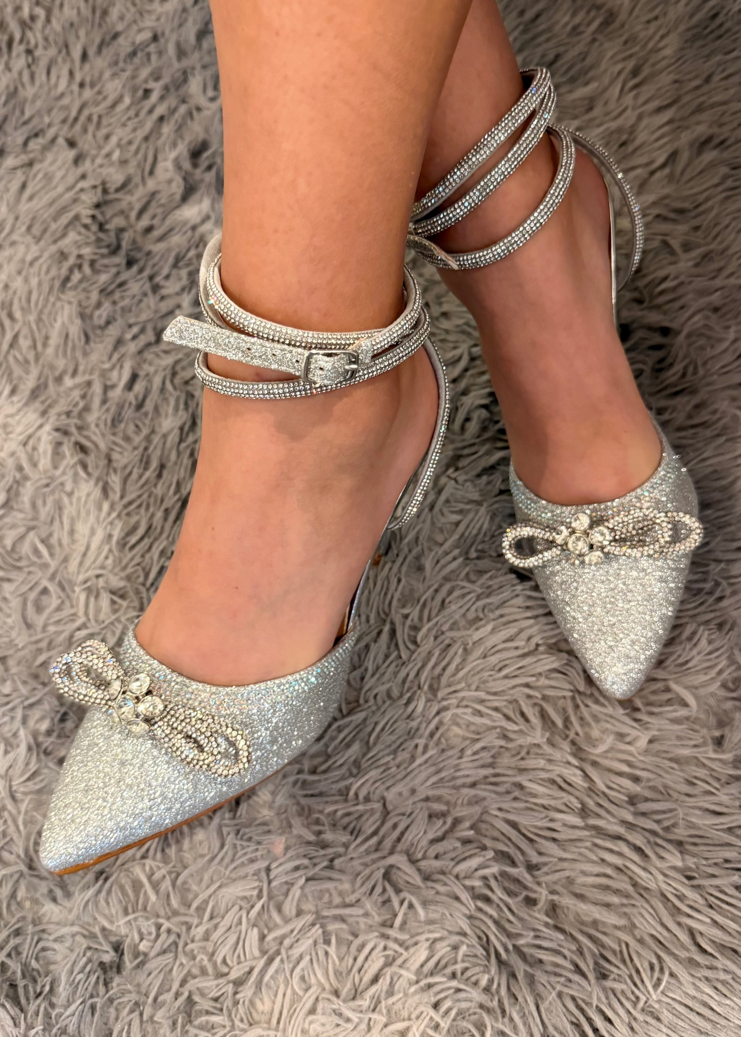 PRINCESS HEELS DIAMANTINA PLATA