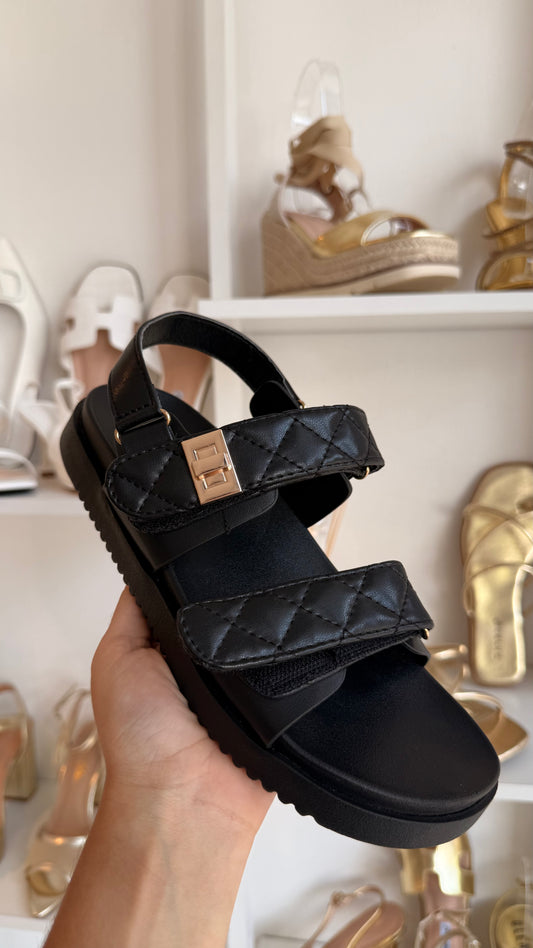 DAD SANDALS NEGRO