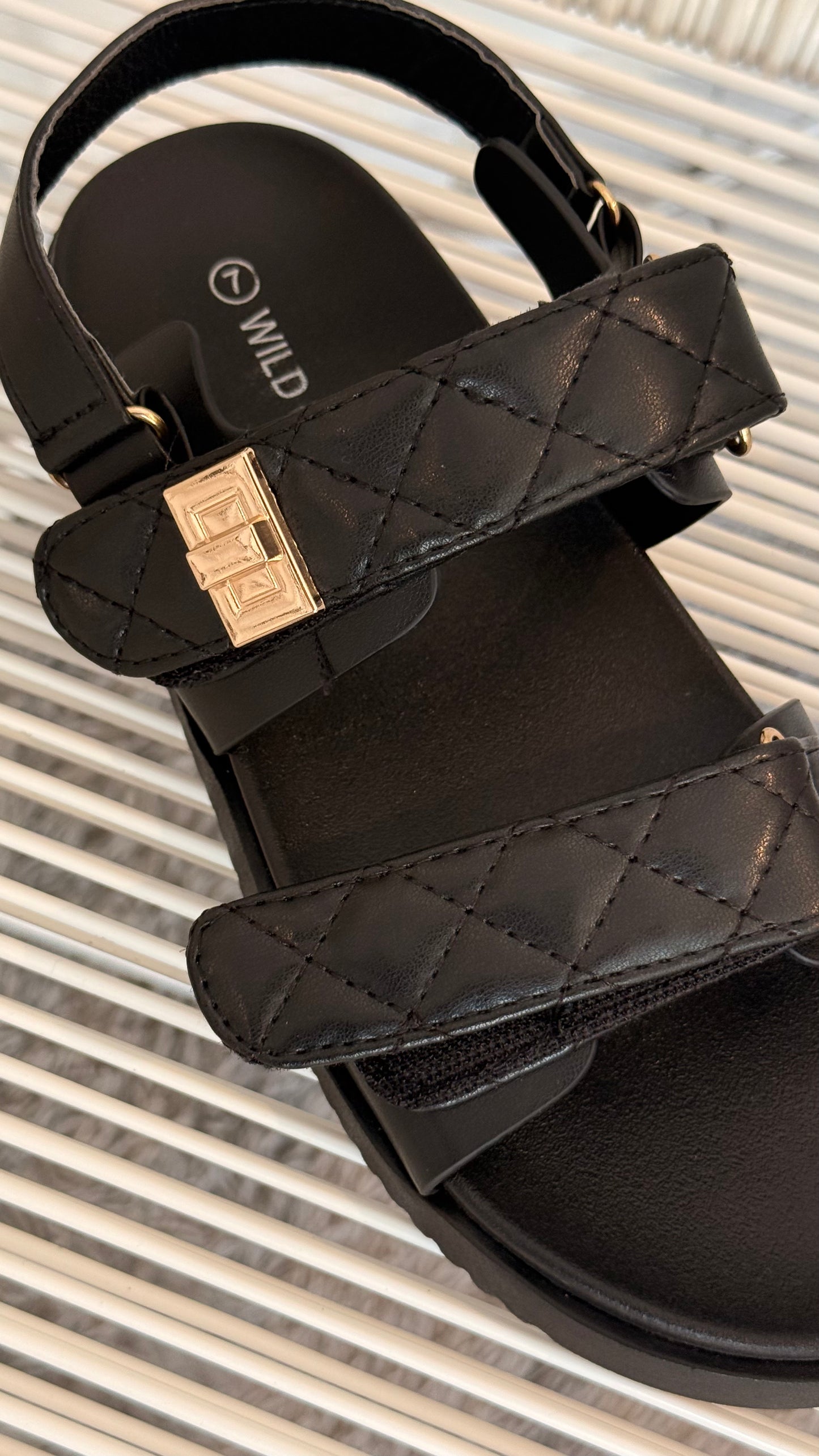 DAD SANDALS NEGRO