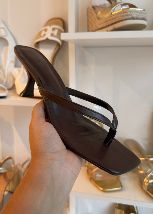 THONG SANDALS CHOCOLATE