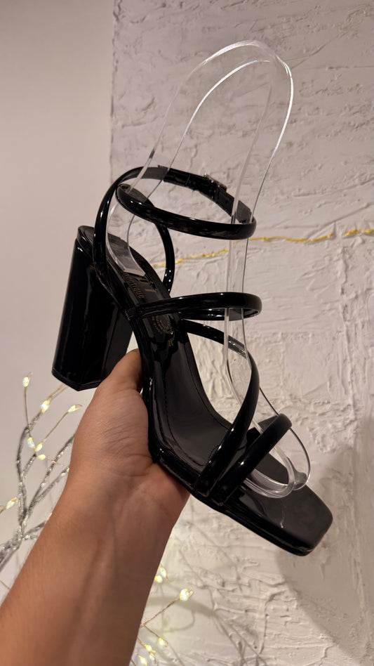 BLOCK HEELS NEGROS CHAROL GLENDI