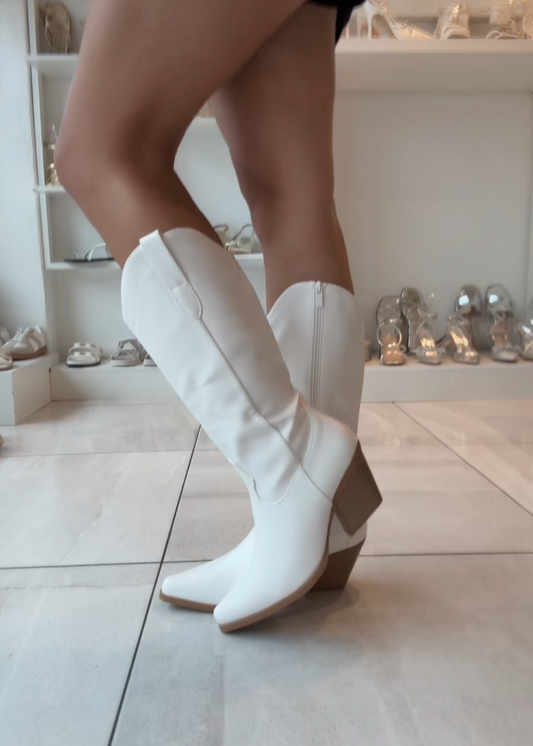 COWBOY BOOTS BLANCO