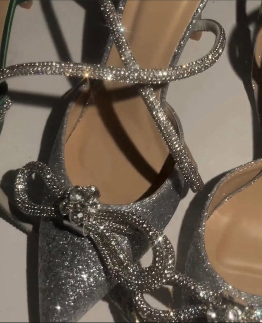 PRINCESS HEELS DIAMANTINA PLATA