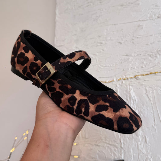 BALLET FLATS ANIMAL PRINT