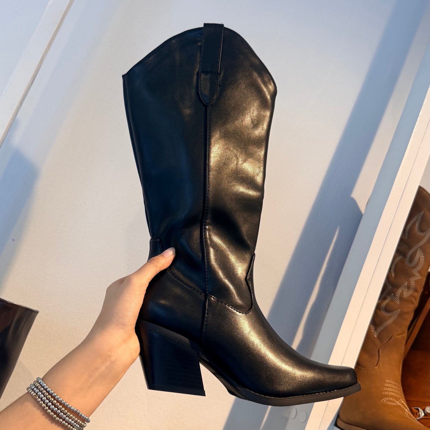 COWBOY BOOTS LISAS FOREVER NEGRAS