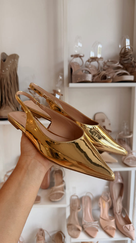 Mules dorados bamboo