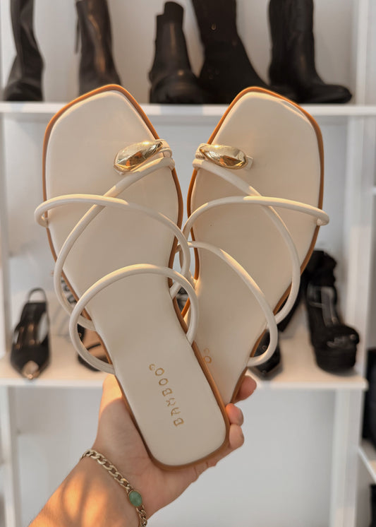 SANDALIAS ANILLO LATTE