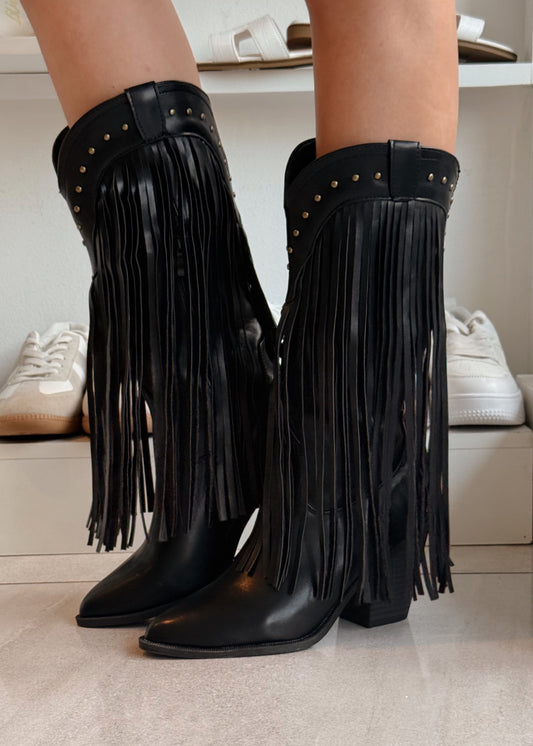 COWBOY BOOTS NEGRAS DE BARBITAS