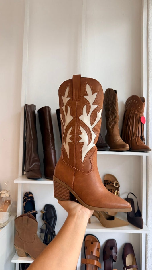 COWBOY BOOTS CAFÉ CON LATTE BAMBOO