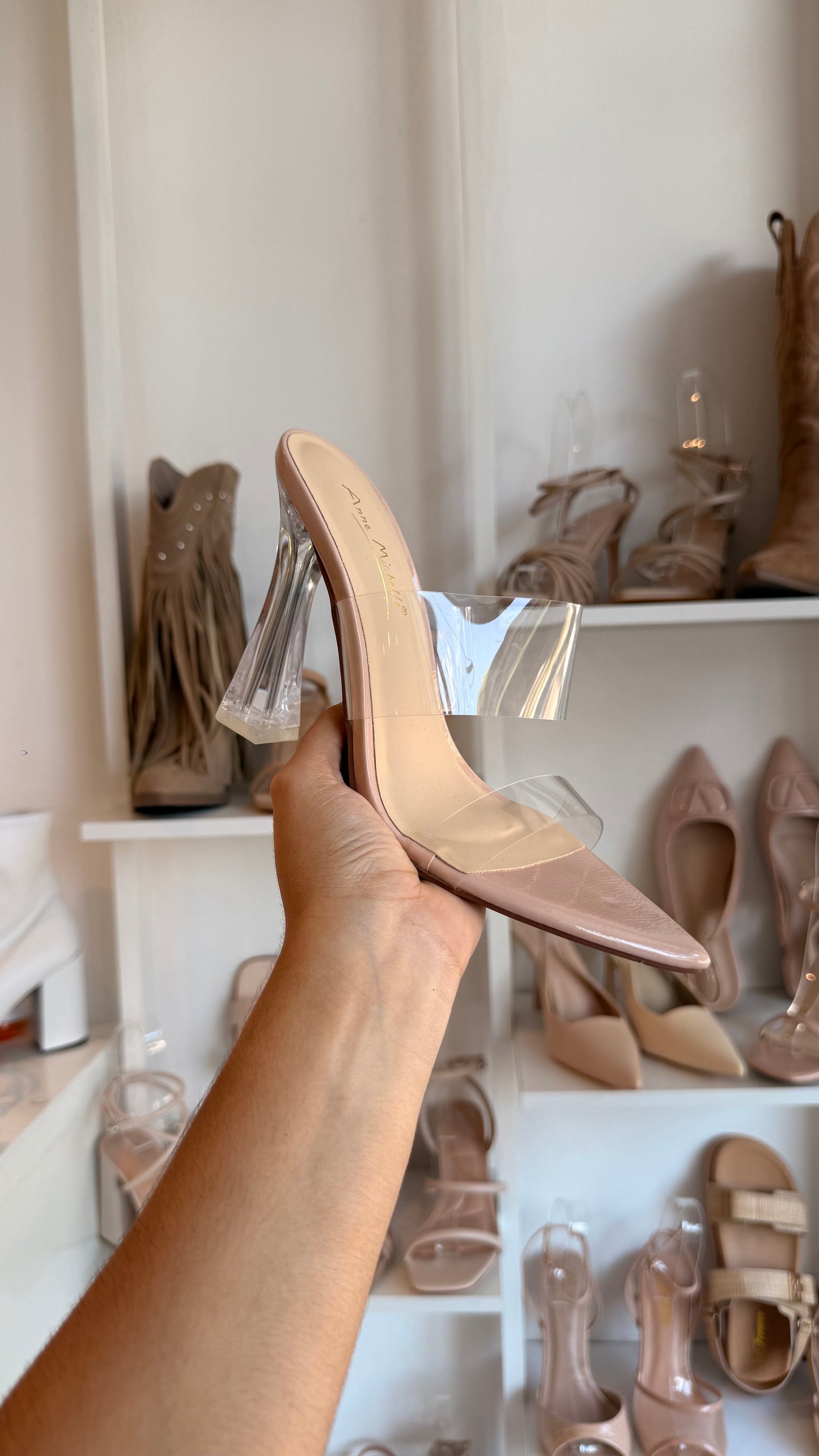 HEELS TRANSPARENTES TACON COPA