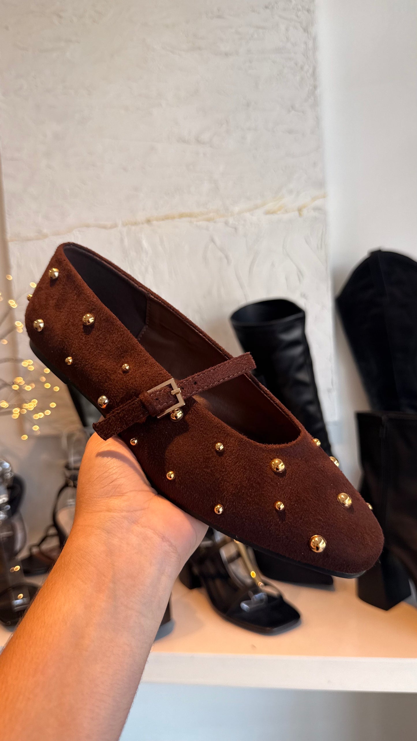 BALLET FLATS ESTOPEROLES DORADOS