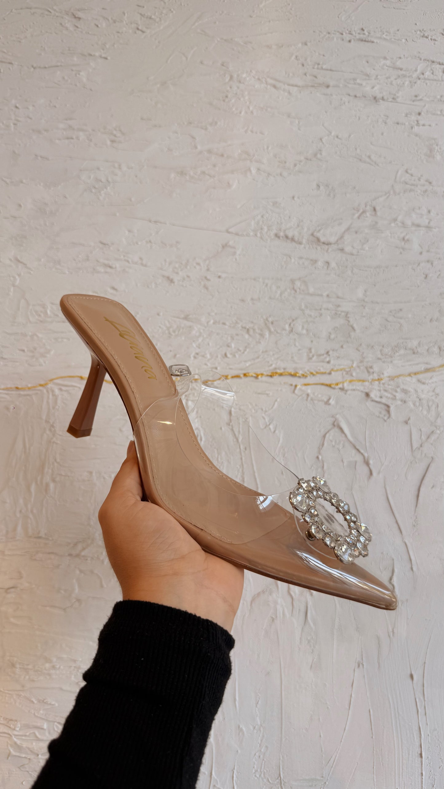 PRINCESS HEELS TRANSPARENTES