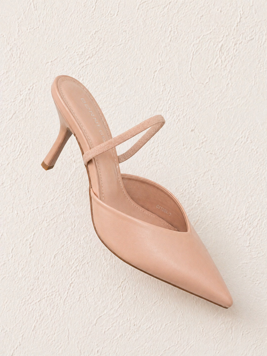 PUMP HEELS RESORTE NUDE