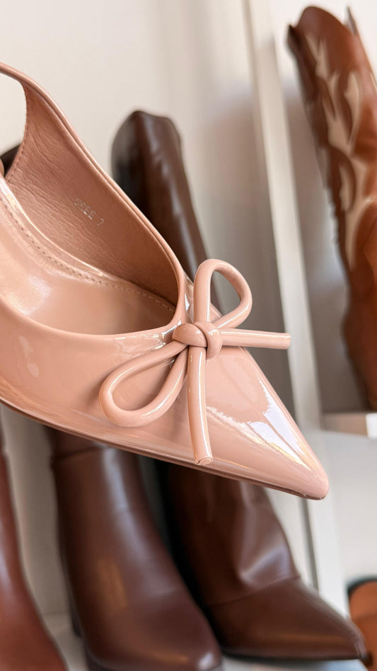 PUMP HEELS NUDE DE MOÑITO CHAROL