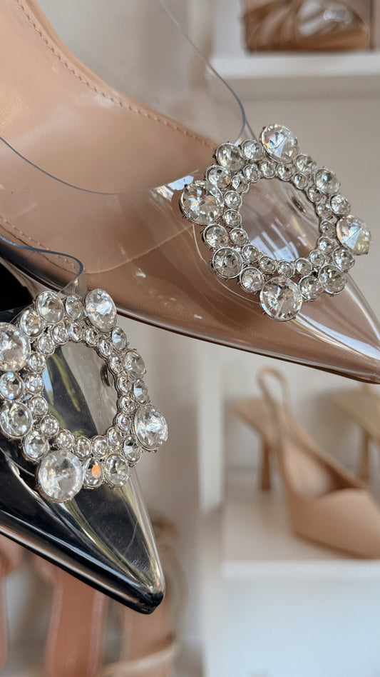 PRINCESS HEELS TRANSPARENTES