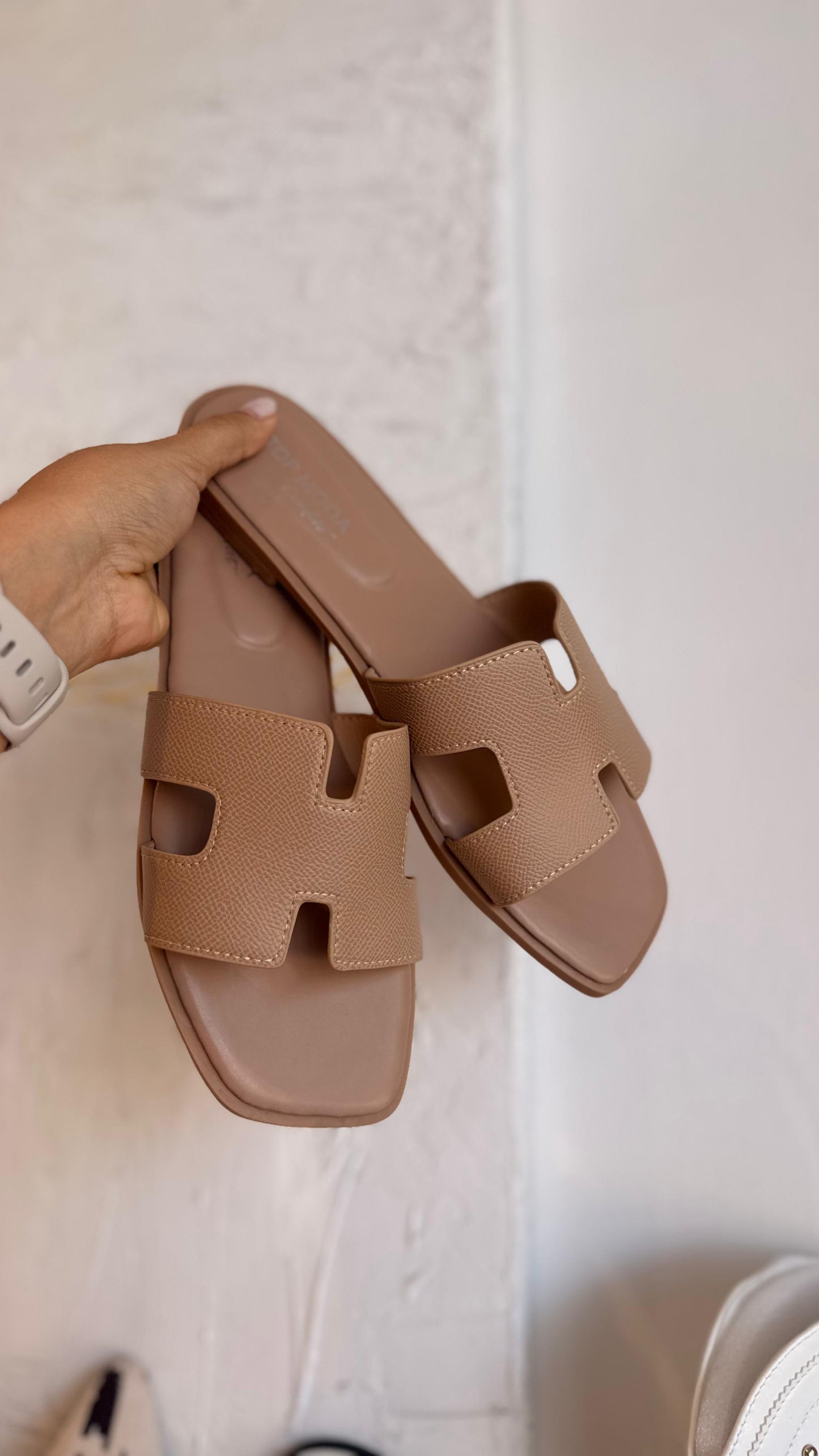 DUPE HERMES TOP MODA BEIGE