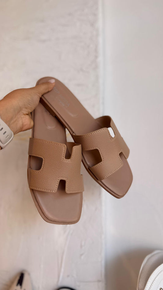 DUPE HERMES TOP MODA BEIGE