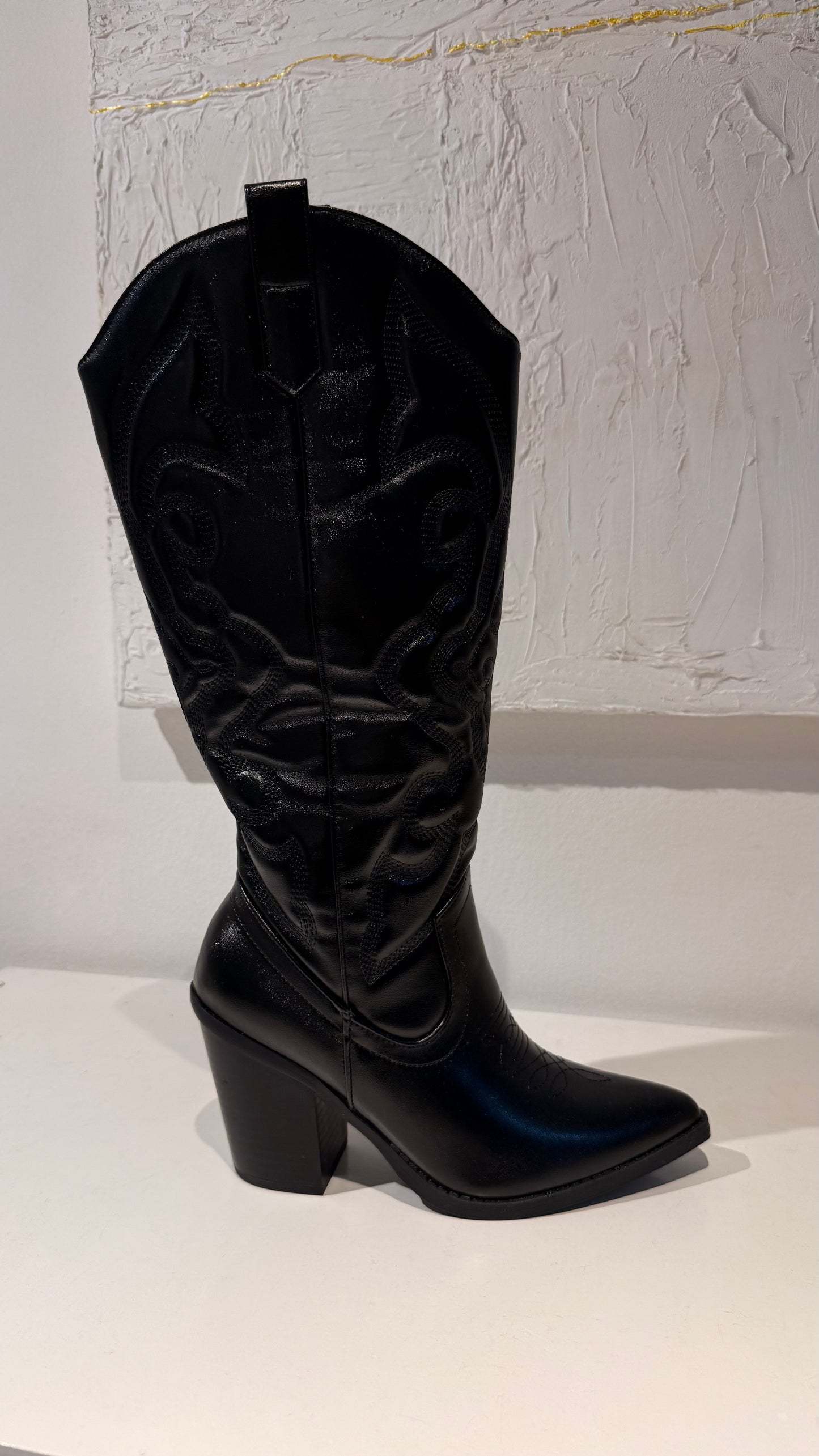 COWBOY BOOTS NEGRO DE TACÓN BERNESS