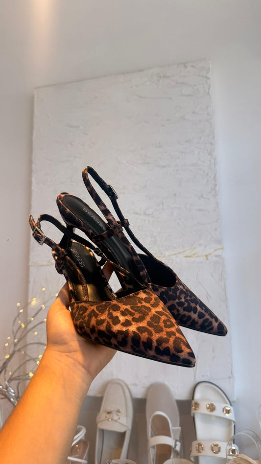 PUMP HEELS ANIMAL PRINT TACÓN KITTEN