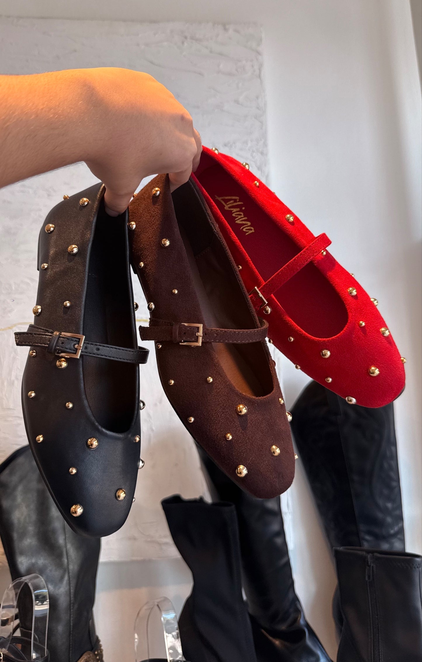 BALLET FLATS ESTOPEROLES DORADOS